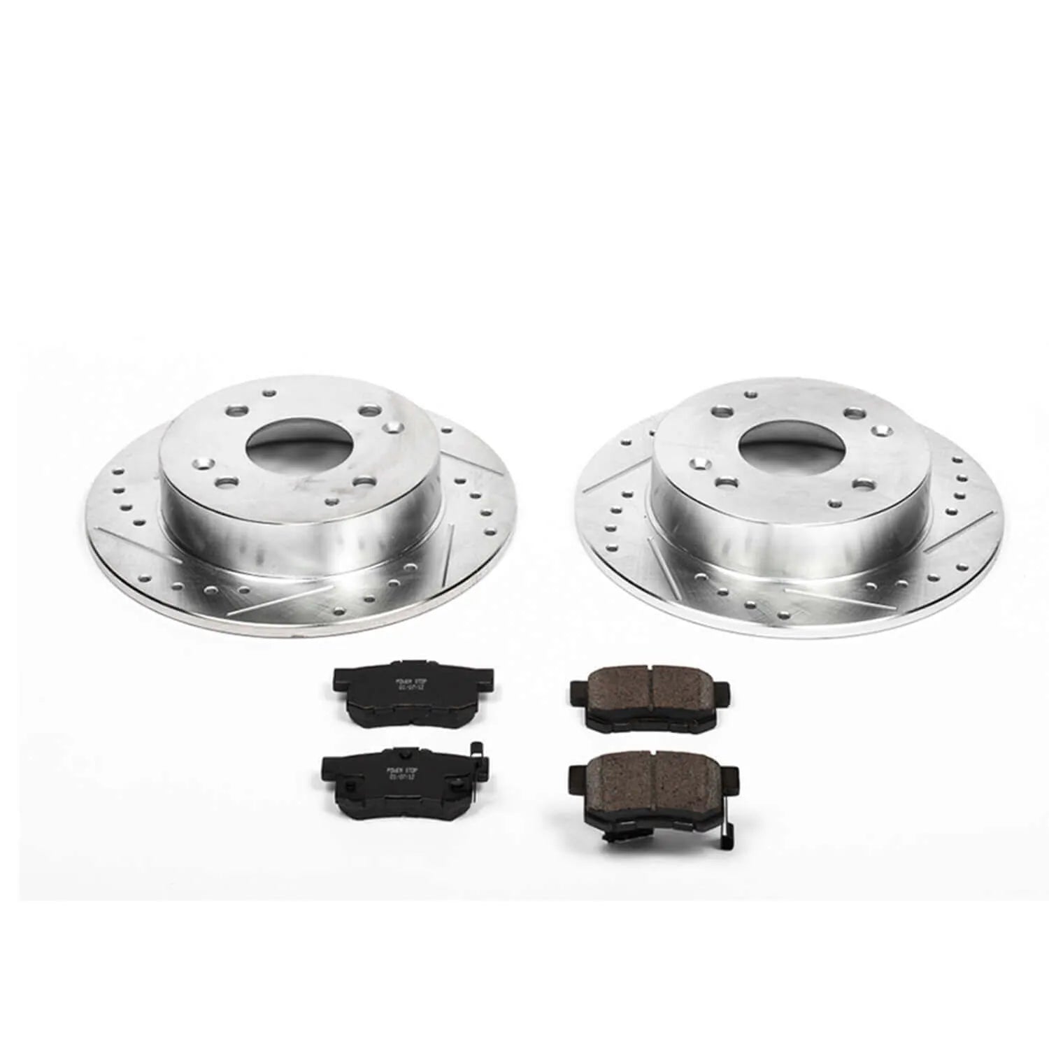 Power Stop K1244 - Z23 Evolution Sport Performance 1-Click Brake Kit With Hardware (Rear)