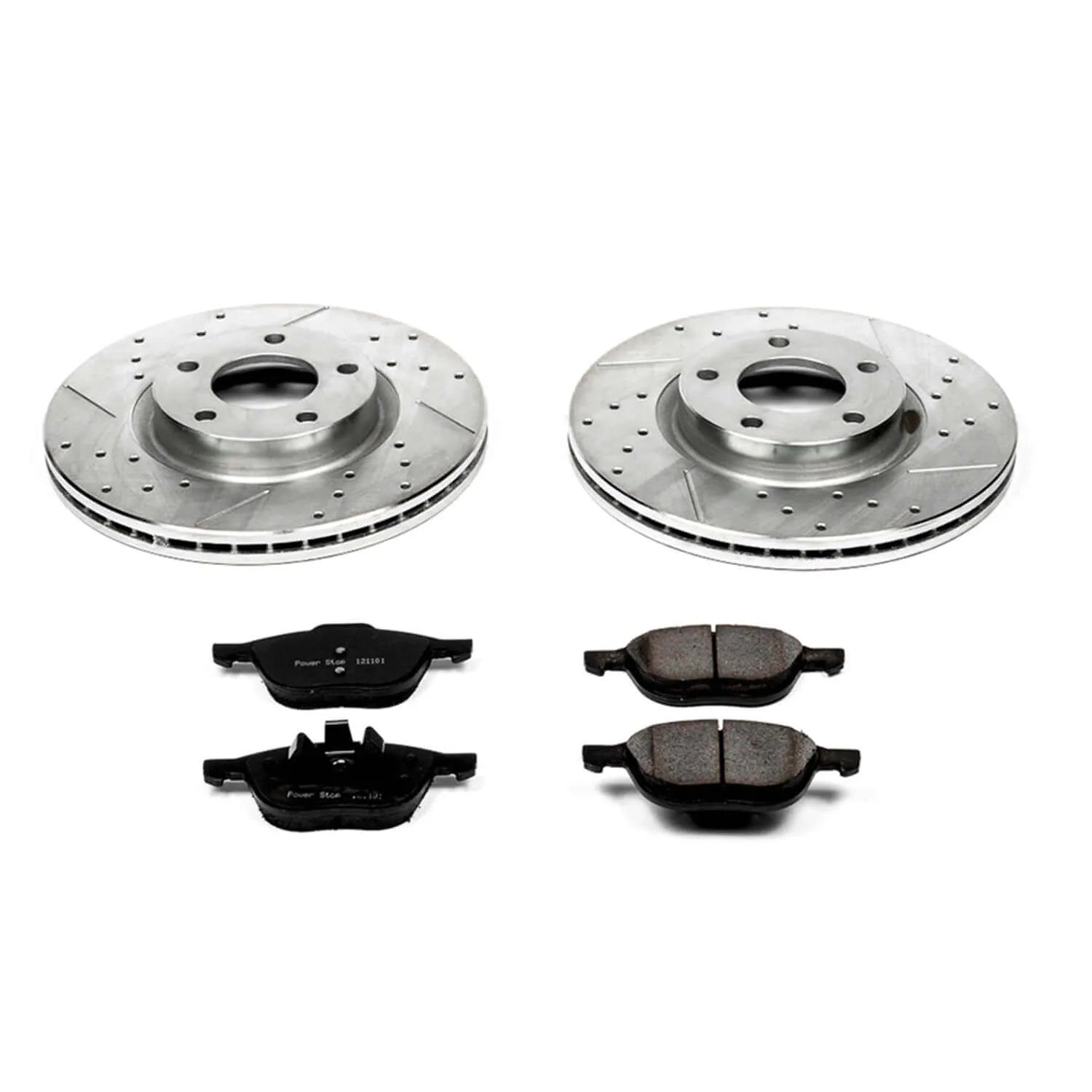 Power Stop K125 - Z23 Evolution Sport Performance 1-Click Brake Kit With Hardware (Front)