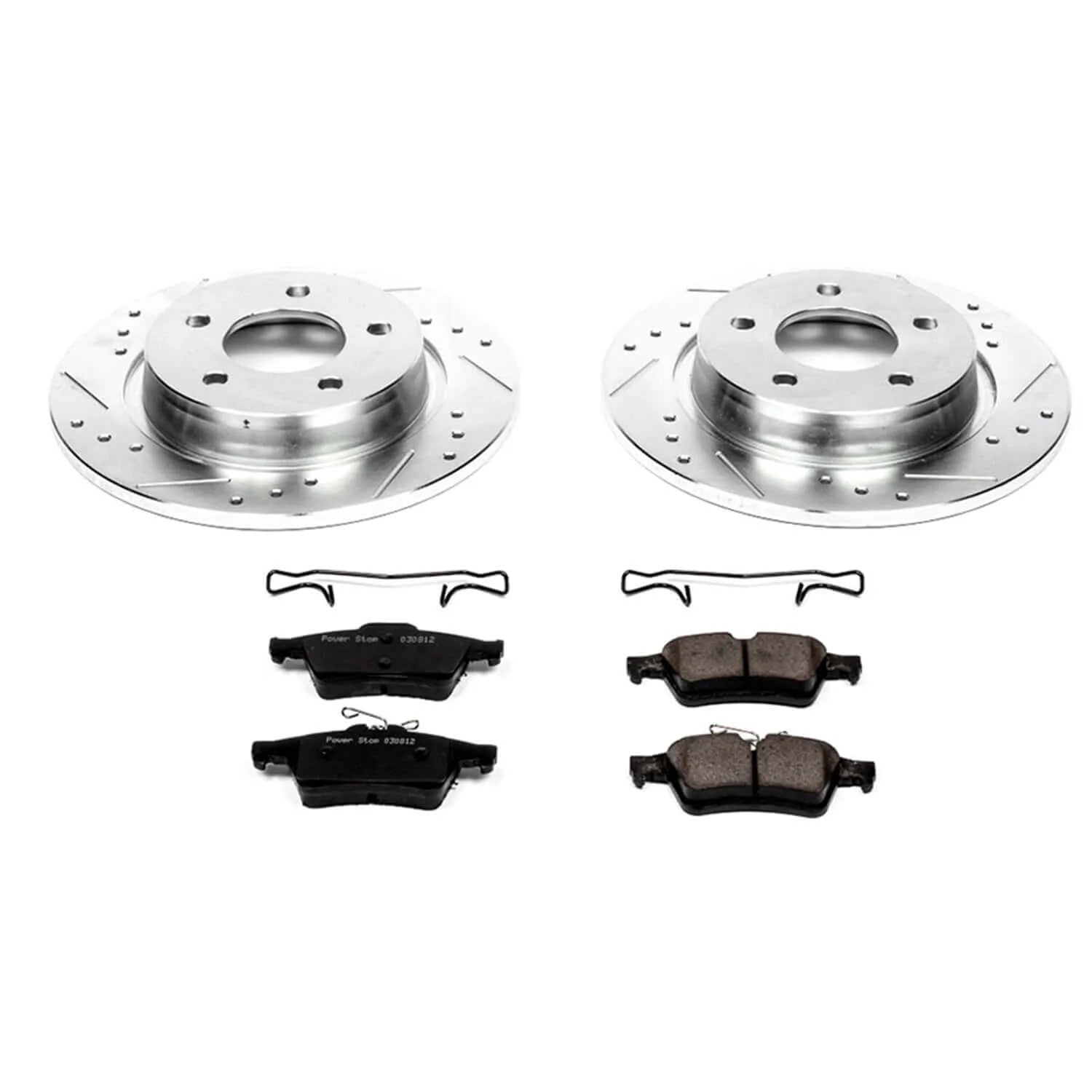 Power Stop K129 - Z23 Evolution Sport Performance 1-Click Brake Kit With Hardware (Rear)