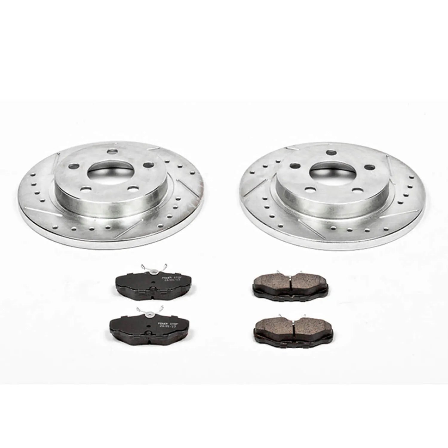 Power Stop K1298 - Z23 Evolution Sport Performance 1-Click Brake Kit With Hardware (Rear)