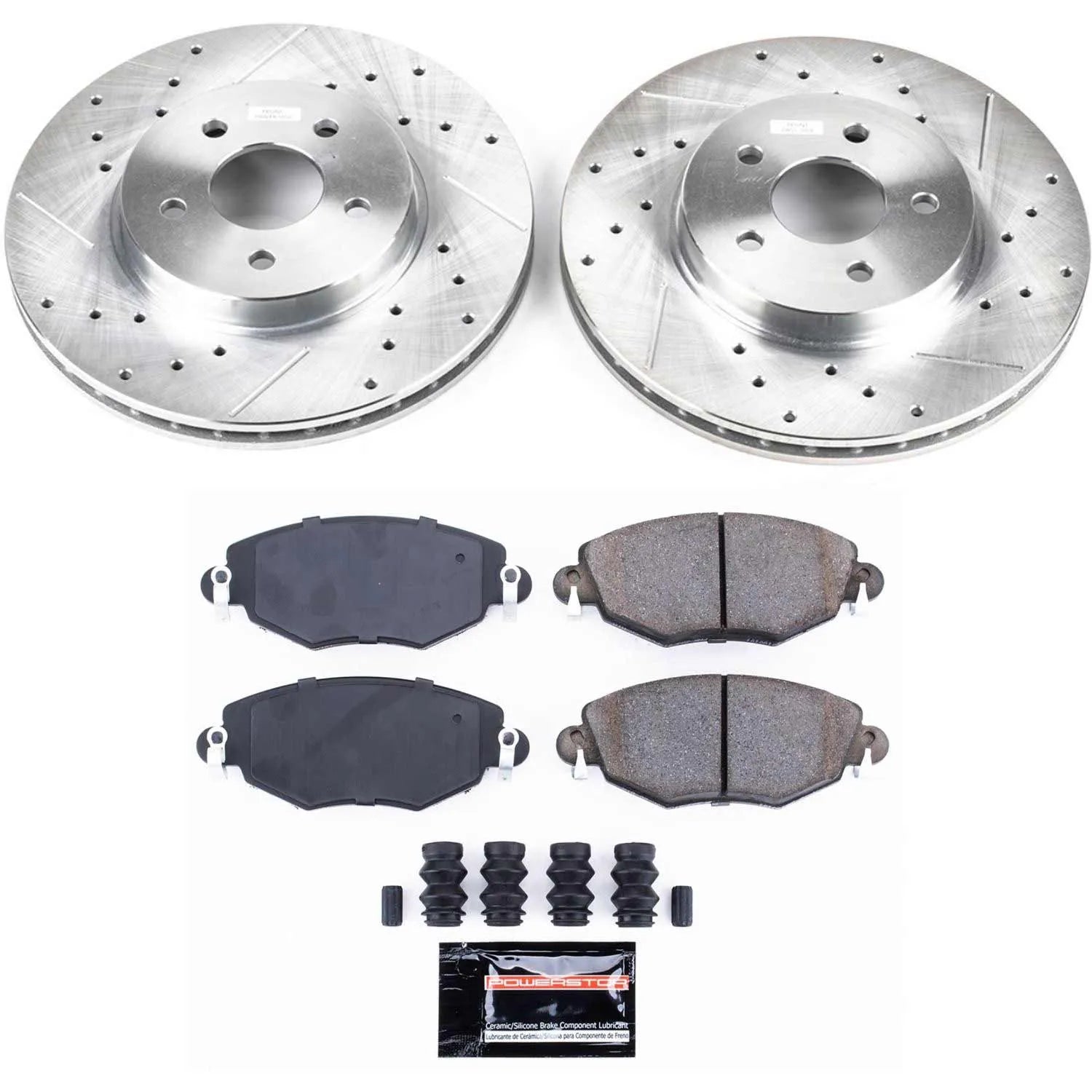 Power Stop K1373 - Z23 Evolution Sport Performance 1-Click Brake Kit (Front