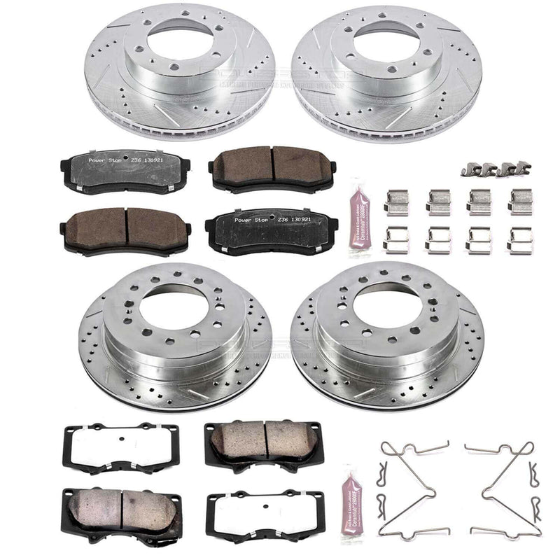 Power Stop K138-36 Z36 Severe-Duty Truck And Tow 1-Click Brake Kit (Front And Rear) for 2003-2009 Toyota 4RUNNER product image