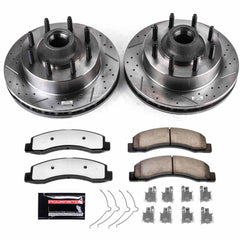 Power Stop K1392-36 - Z36 Severe-Duty Truck And Tow 1-Click Brake Kit (Front) vehicle fitment brake part