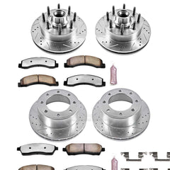 Power Stop K1393-36 Z36 Severe-Duty Truck And Tow 1-Click Brake Kit (Front And Rear) for 2003-2005 Ford Excursion Rear Wheel Drive product image