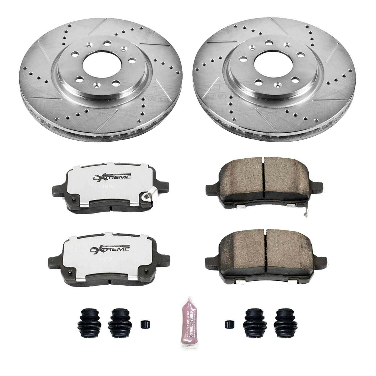 Power Stop K1433-26 - Z26 Extreme Street Warrior 1-Click Brake Kit (Front) vehicle fitment brake part