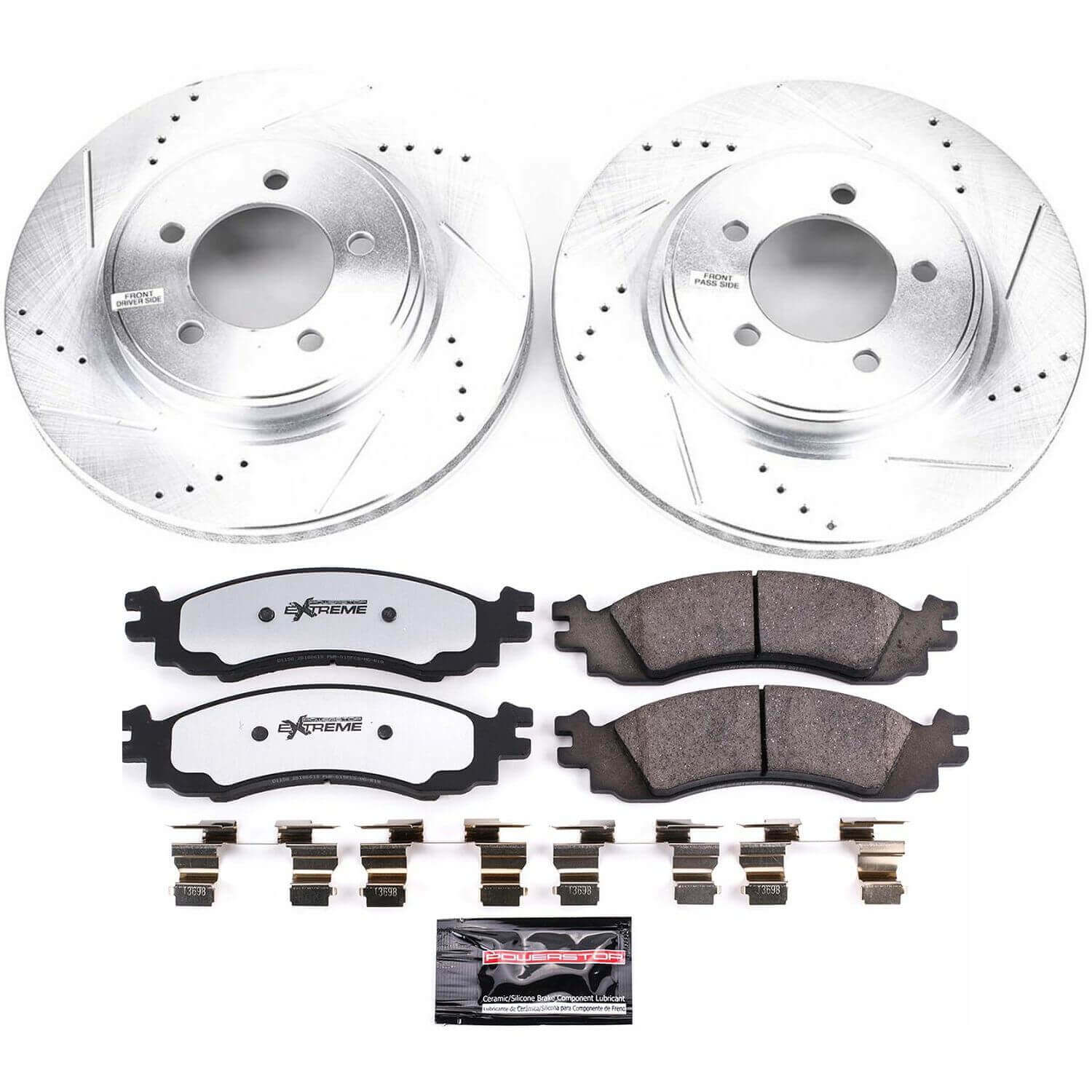 Power Stop K1441-36 Z36 Severe-Duty Truck And Tow 1-Click Front Brake Kit for 2006-2010 Ford Explorer product image