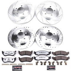 Power Stop K1443-36 Z36 Severe-Duty Truck And Tow 1-Click Front And Rear Brake Kit for 2006-2010 Ford Explorer product image