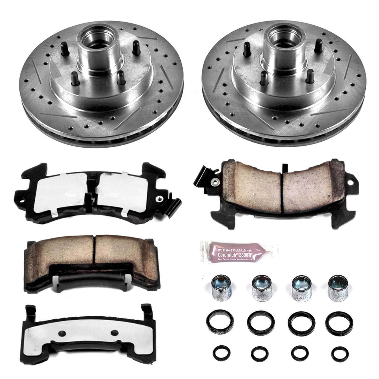 Power Stop K1485-36 Z36 Severe-Duty Truck And Tow 1-Click Brake Kit (Front) for 1979-1981 Buick Century product image