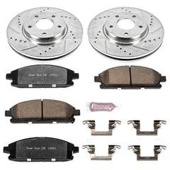 Power Stop K150-36 - Z36 Severe-Duty Truck And Tow 1-Click Brake Kit (Front) vehicle fitment brake part