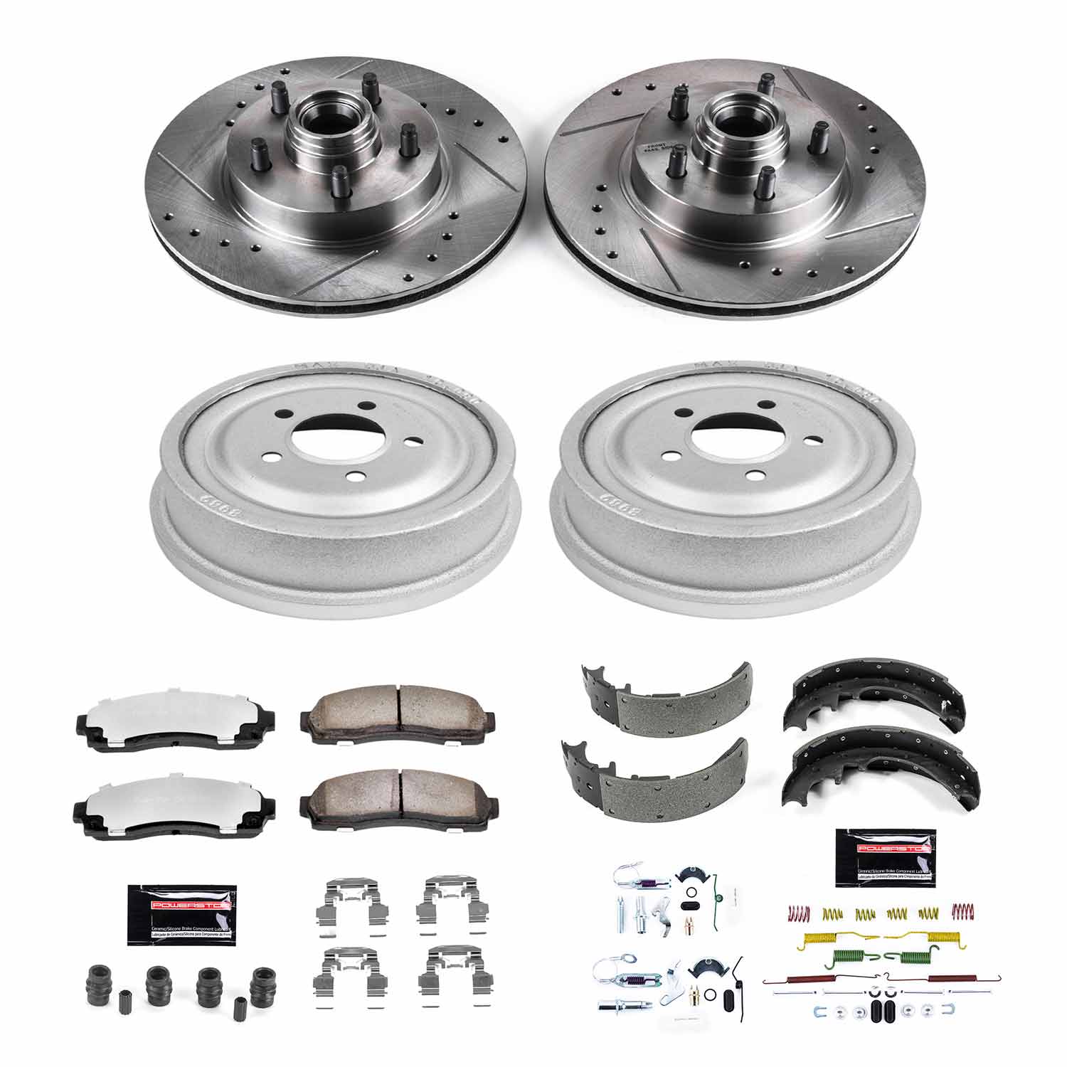 Power Stop K15009DK-36 Z36 Severe-Duty Truck And Tow 1-Click Front And Rear Brake Kit for 2003-2009 Ford Ranger Rear Wheel Drive product image