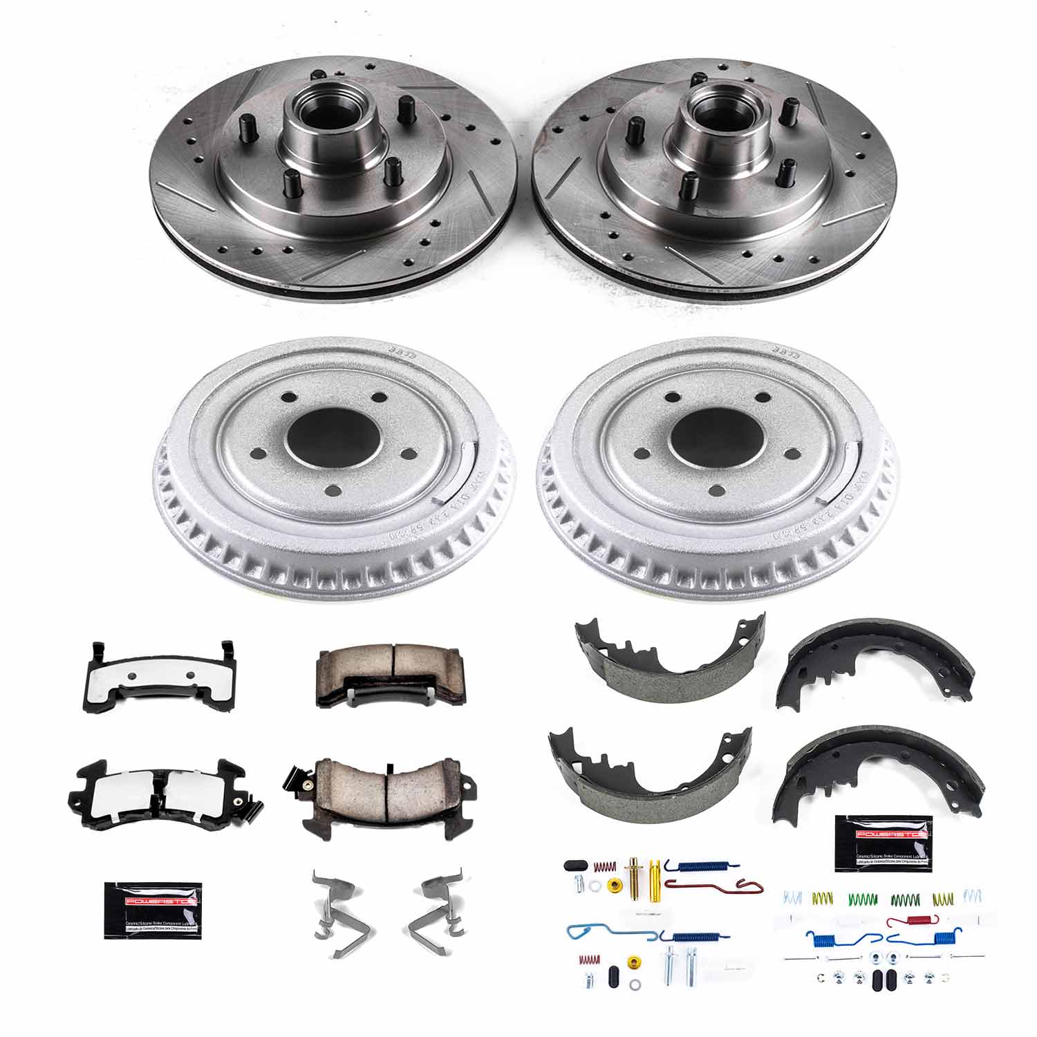 Power Stop K15025DK-36 Z36 Severe-Duty Truck And Tow 1-Click Front And Rear Brake Kit for 1987-1988 Chevrolet Llv product image