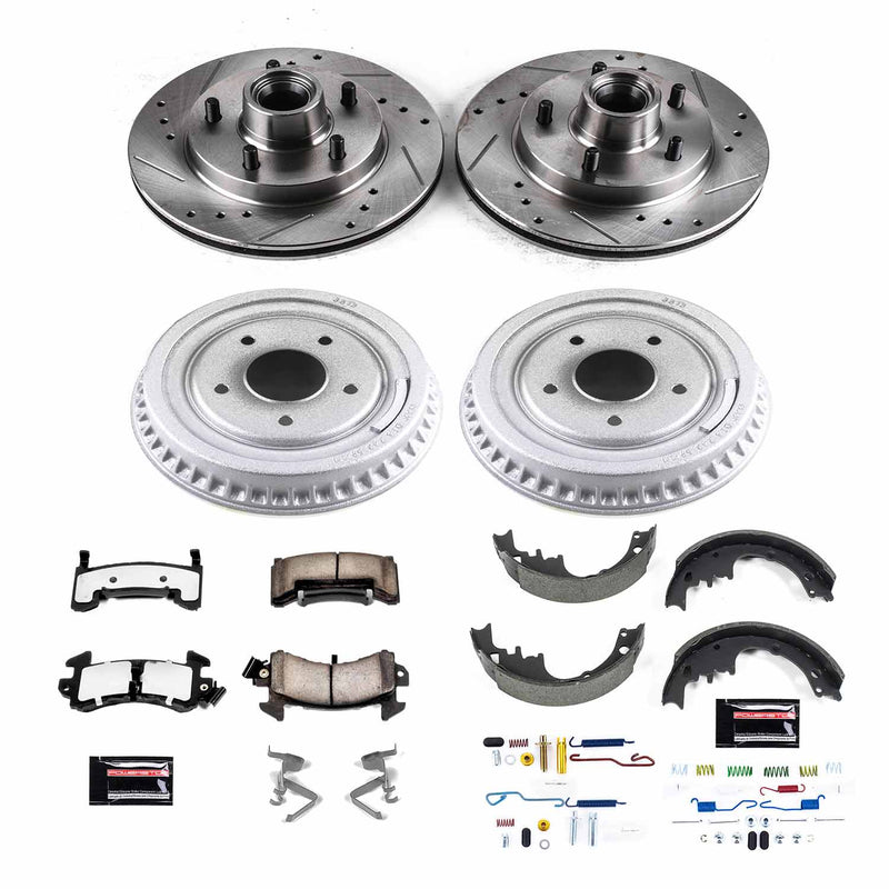 Power Stop K15025DK-36 Z36 Severe-Duty Truck And Tow 1-Click Front And Rear Brake Kit for 1987-1988 Chevrolet Llv product image