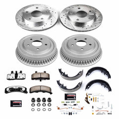 Power Stop K15033DK-36 Z36 Severe-Duty Truck And Tow 1-Click Front And Rear Brake Kit for 1994-1999 Dodge Ram 1500 4 Wheel Drive product image