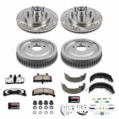 Power Stop K15036DK-36 Z36 Severe-Duty Truck And Tow 1-Click Front And Rear Brake Kit for 1996-2002 Chevrolet Express 1500 product image