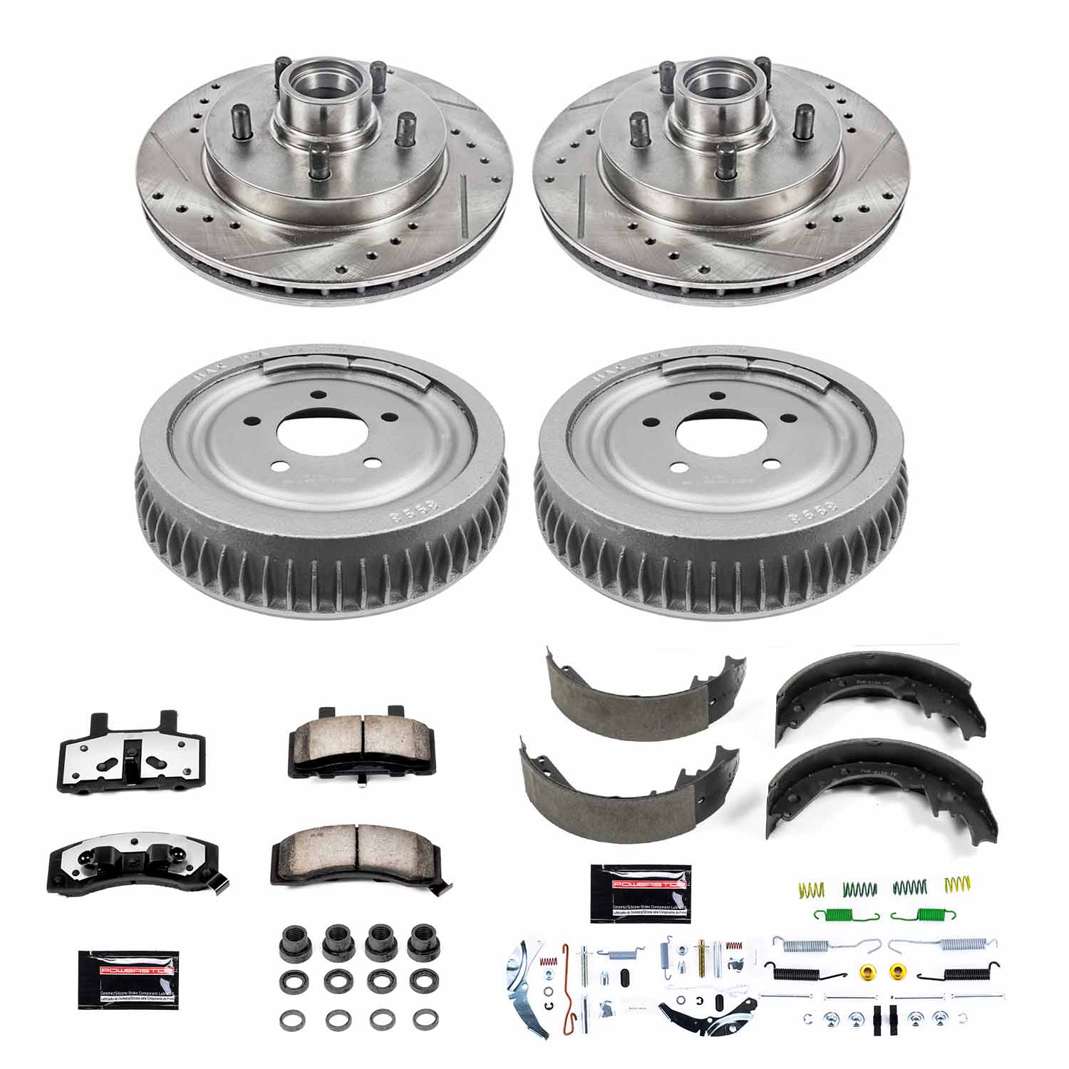 Power Stop K15038DK-36 Z36 Severe-Duty Truck And Tow 1-Click Front And Rear Brake Kit for 1998-1999 Chevrolet Tahoe Rear Wheel Drive product image