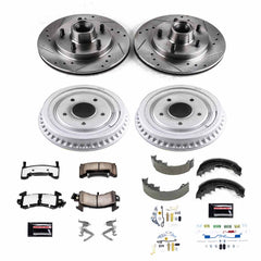 Power Stop K15042DK-36 Z36 Severe-Duty Truck And Tow 1-Click Front And Rear Pad And Rotor Kit for 1982-1983 Buick Regal product image