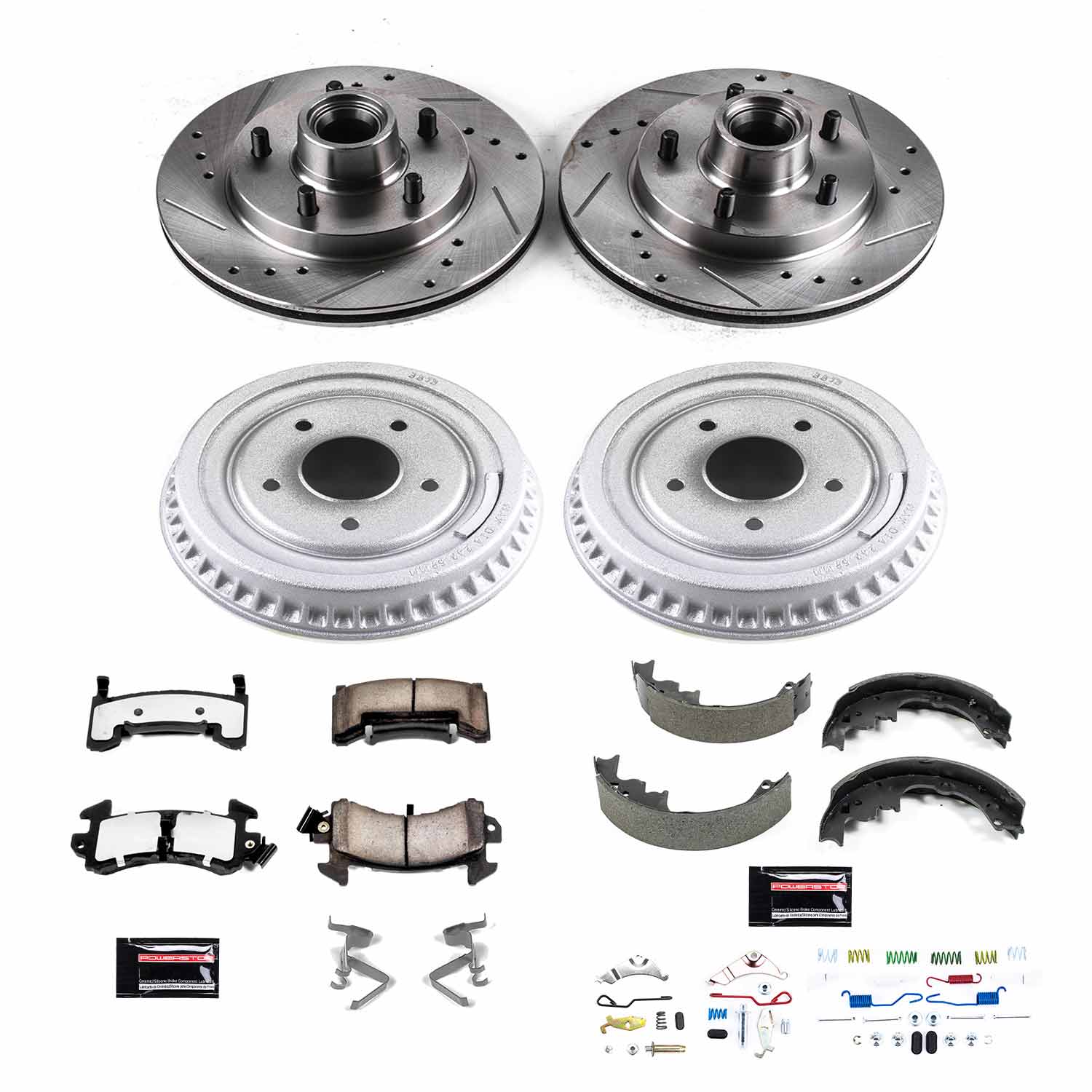 Power Stop K15043DK-36 Z36 Severe-Duty Truck And Tow 1-Click Front And Rear Pad And Rotor Kit for 1984 Buick Regal product image