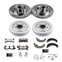 Power Stop K15043DK-36 Z36 Severe-Duty Truck And Tow 1-Click Front And Rear Pad And Rotor Kit for 1984 Buick Regal product image