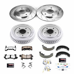 Power Stop K15045DK-36 Z36 Severe-Duty Truck And Tow 1-Click Front And Rear Pad And Rotor Kit for 1979-1985 Buick Riviera Rear Drum product image
