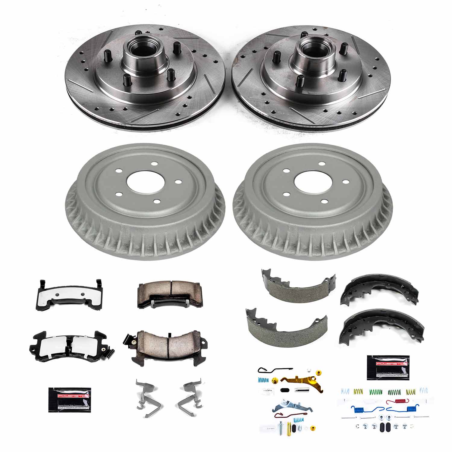 Power Stop K15049DK-36 Z36 Severe-Duty Truck And Tow 1-Click Front And Rear Pad And Rotor Kit for 1992-1995 Chevrolet Llv product image