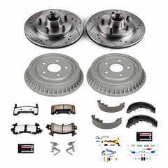 Power Stop K15049DK-36 Z36 Severe-Duty Truck And Tow 1-Click Front And Rear Pad And Rotor Kit for 1992-1995 Chevrolet Llv product image