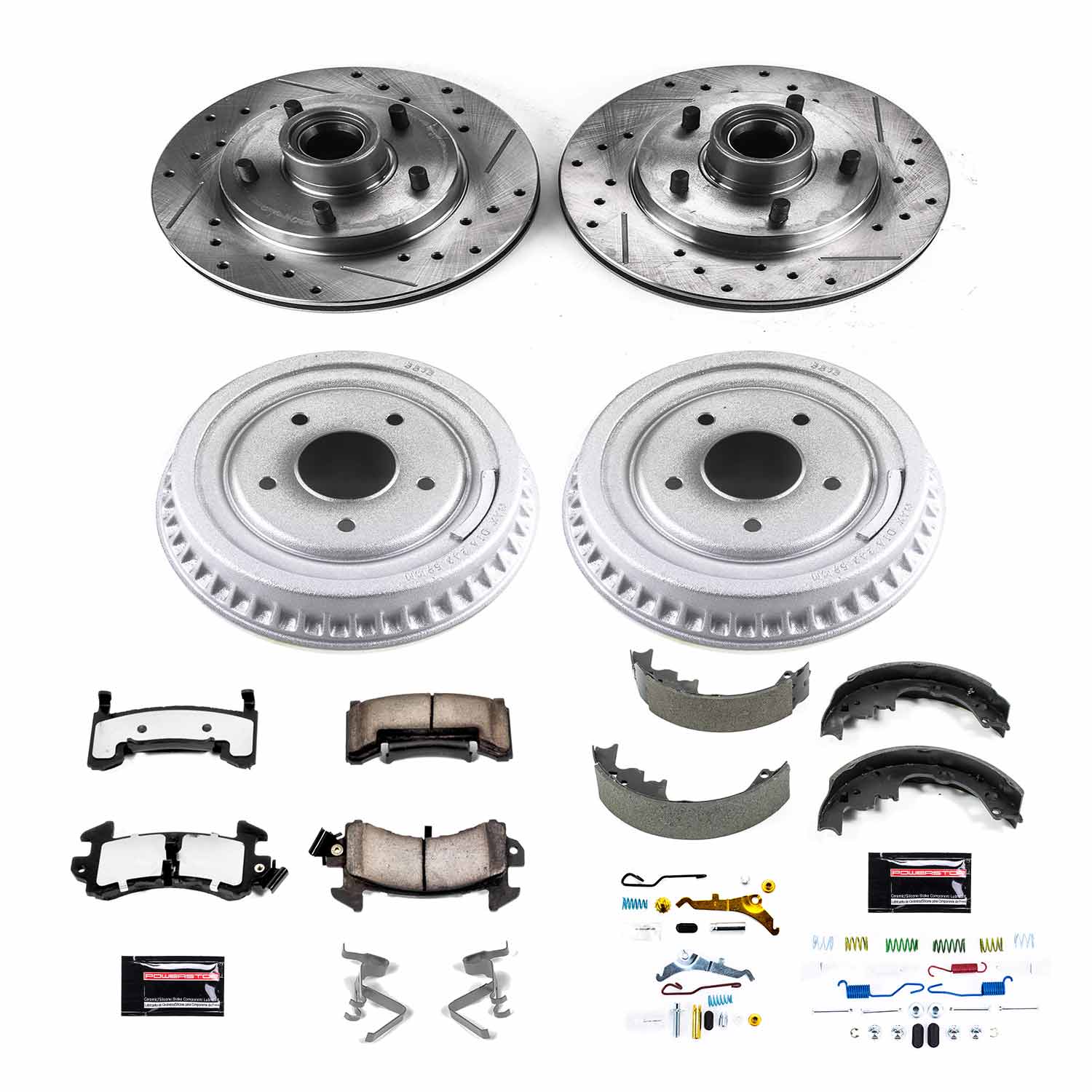Power Stop K15051DK-36 Z36 Severe-Duty Truck And Tow 1-Click Front And Rear Pad And Rotor Kit for 1991 Chevrolet S10 Blazer Rear Wheel Drive 4-WHEEL ABS product image