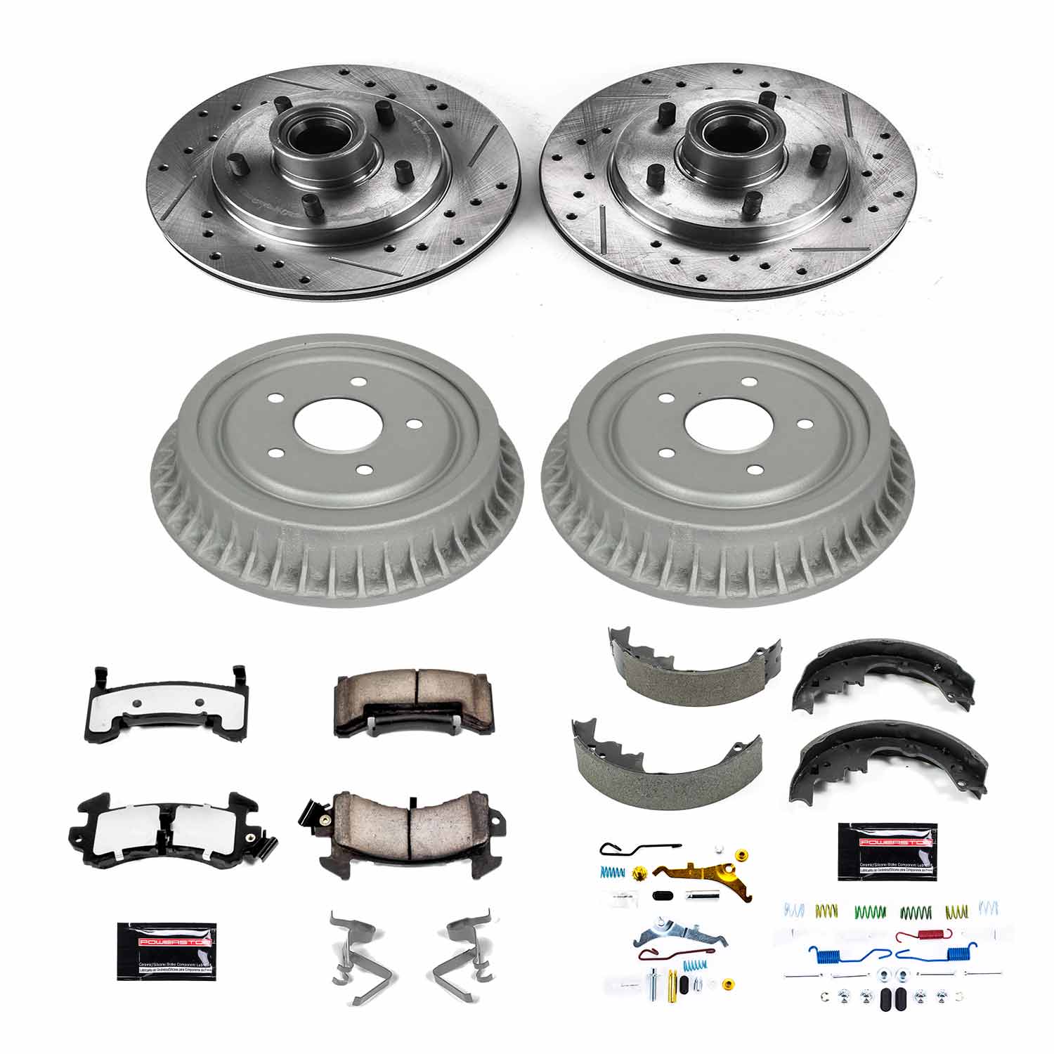 Power Stop K15054DK-36 Z36 Severe-Duty Truck And Tow 1-Click Front And Rear Pad And Rotor Kit for 1995-1996 Chevrolet Blazer Rear Wheel Drive product image