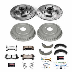 Power Stop K15054DK-36 Z36 Severe-Duty Truck And Tow 1-Click Front And Rear Pad And Rotor Kit for 1995-1996 Chevrolet Blazer Rear Wheel Drive product image