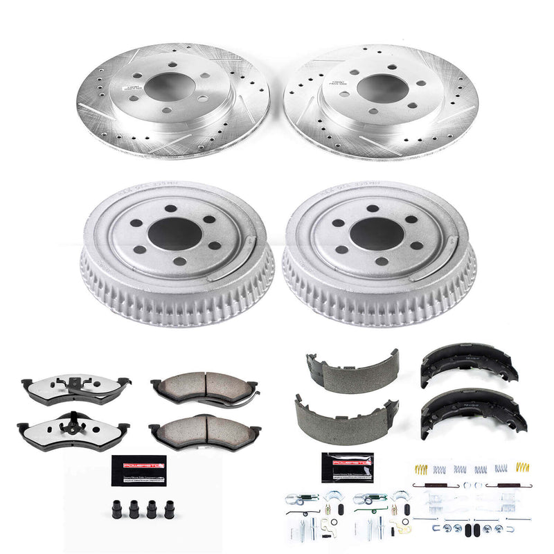 Power Stop K15071DK-36 Z36 Severe-Duty Truck And Tow 1-Click Front And Rear Brake Kit for 1999 Dodge Dakota product image
