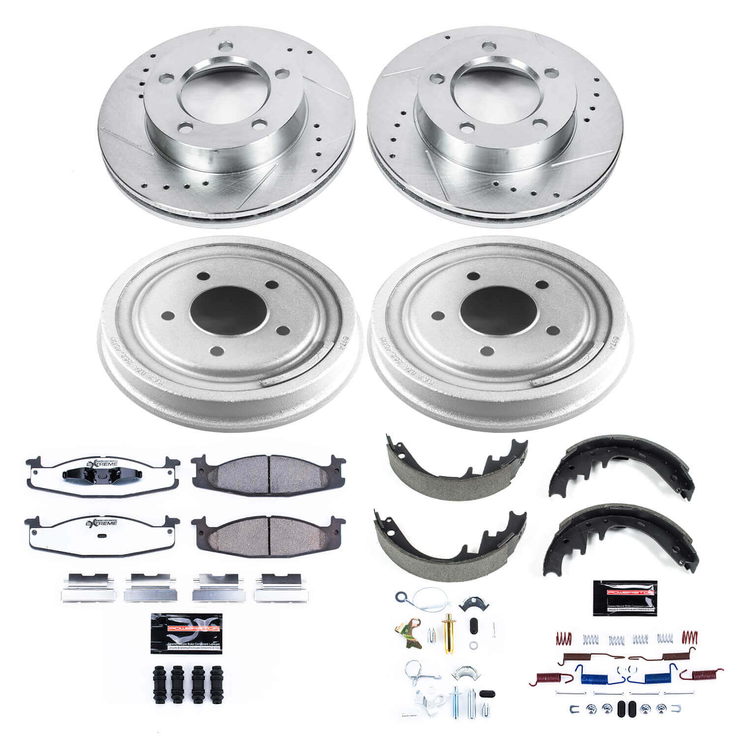Power Stop K15093DK-36 Z36 Severe-Duty Truck And Tow 1-Click Front And Rear Pad And Rotor Kit for 1994-1996 Ford F-150 4 Wheel Drive product image