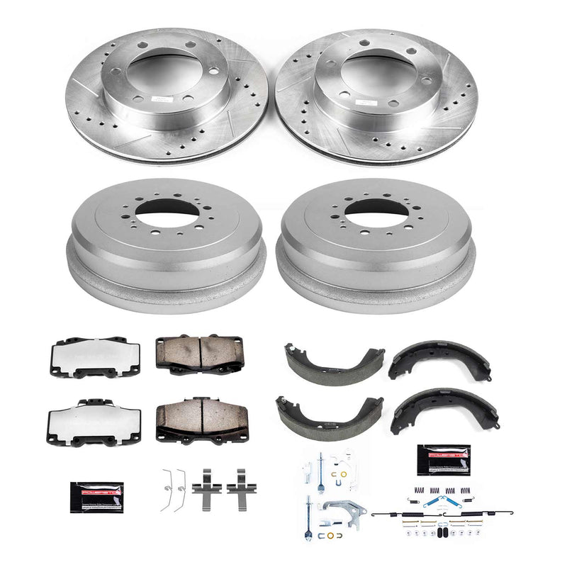Power Stop K15095DK-36 Z36 Severe-Duty Truck And Tow 1-Click Front And Rear Brake Kit for 1995-2000 Toyota 4Runner product image