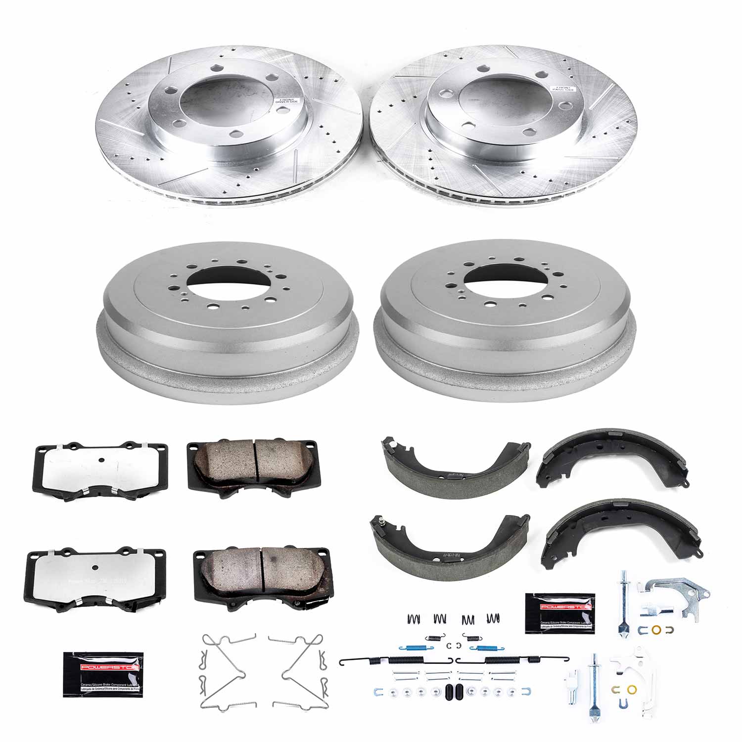 Power Stop K15098DK-36 Z36 Severe-Duty Truck And Tow 1-Click Front And Rear Brake Kit for 2000-2003 Toyota Tundra product image