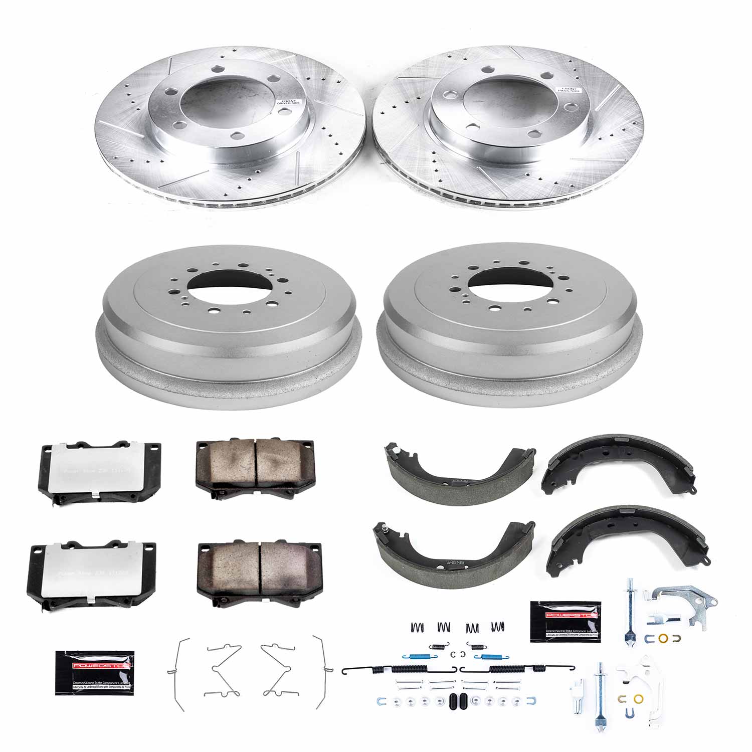 Power Stop K15099DK-36 Z36 Severe-Duty Truck And Tow 1-Click Front And Rear Brake Kit for 2000-2002 Toyota Tundra product image