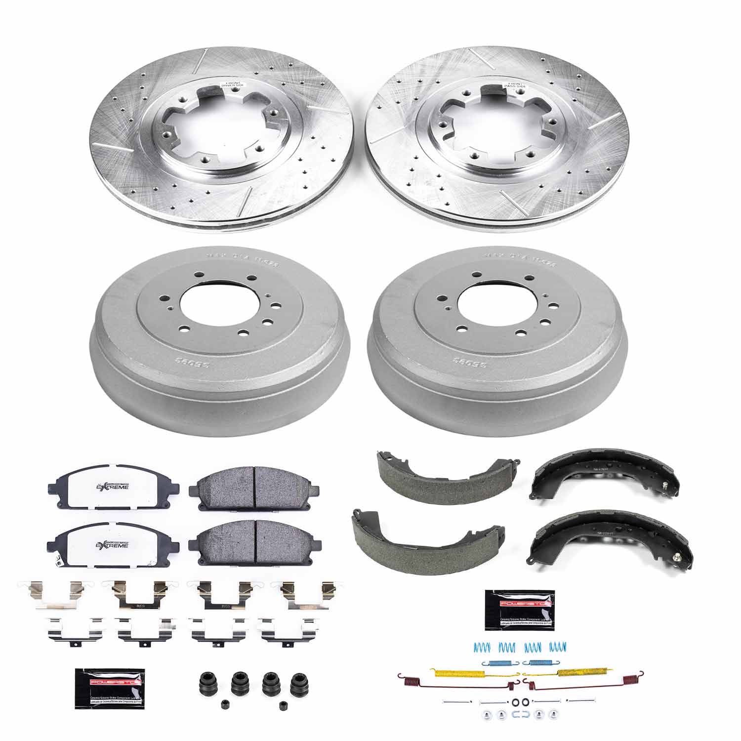 Power Stop K15115DK-36 Z36 Severe-Duty Truck And Tow 1-Click Front And Rear Brake Kit for 1997-2003 Infiniti QX4 product image