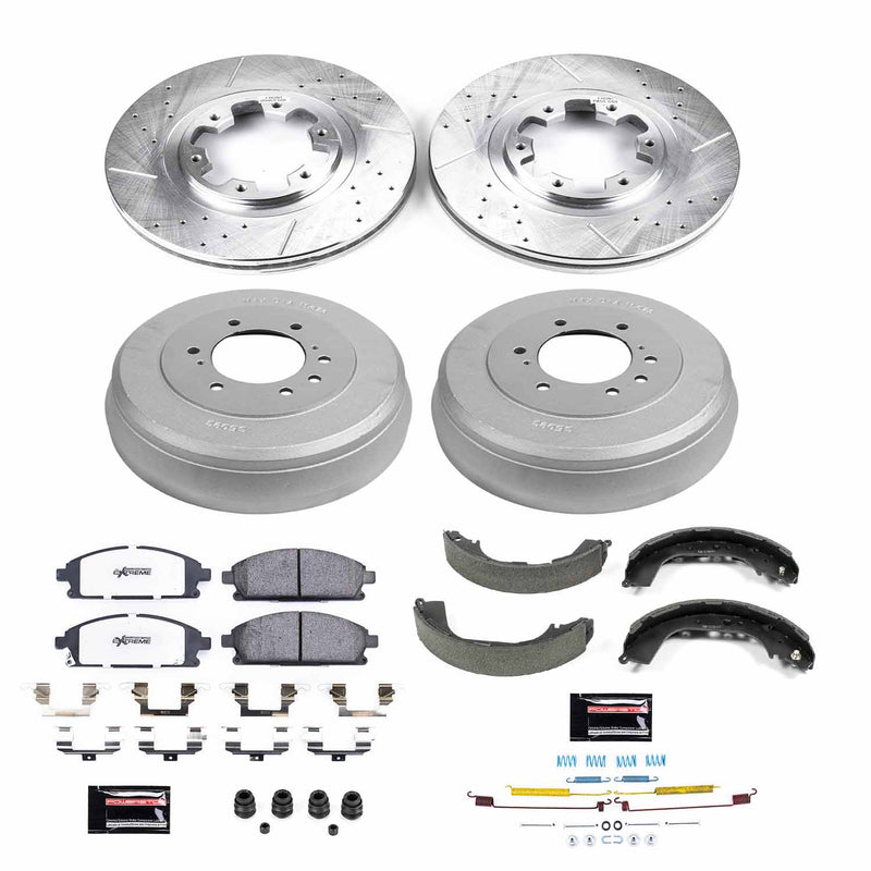 Power Stop K15115DK-36 Z36 Severe-Duty Truck And Tow 1-Click Front And Rear Brake Kit for 1997-2003 Infiniti QX4 product image