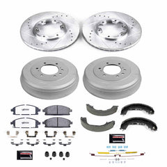 Power Stop K15116DK-36 Z36 Severe-Duty Truck And Tow 1-Click Front And Rear Brake Kit for 1996-1998 Nissan Pathfinder product image