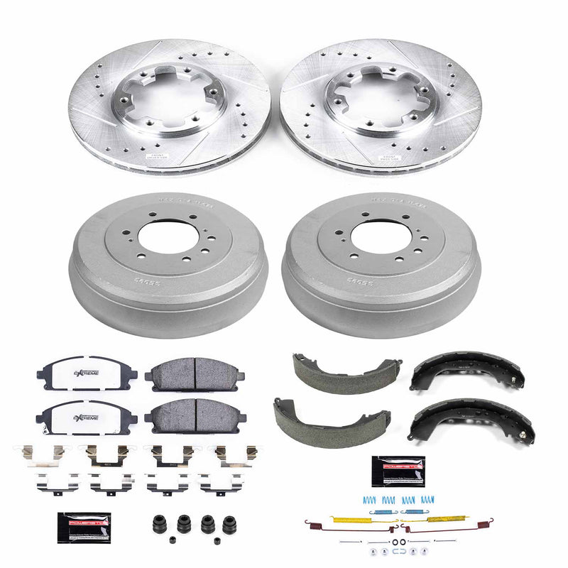 Power Stop K15116DK-36 Z36 Severe-Duty Truck And Tow 1-Click Front And Rear Brake Kit for 1996-1998 Nissan Pathfinder product image