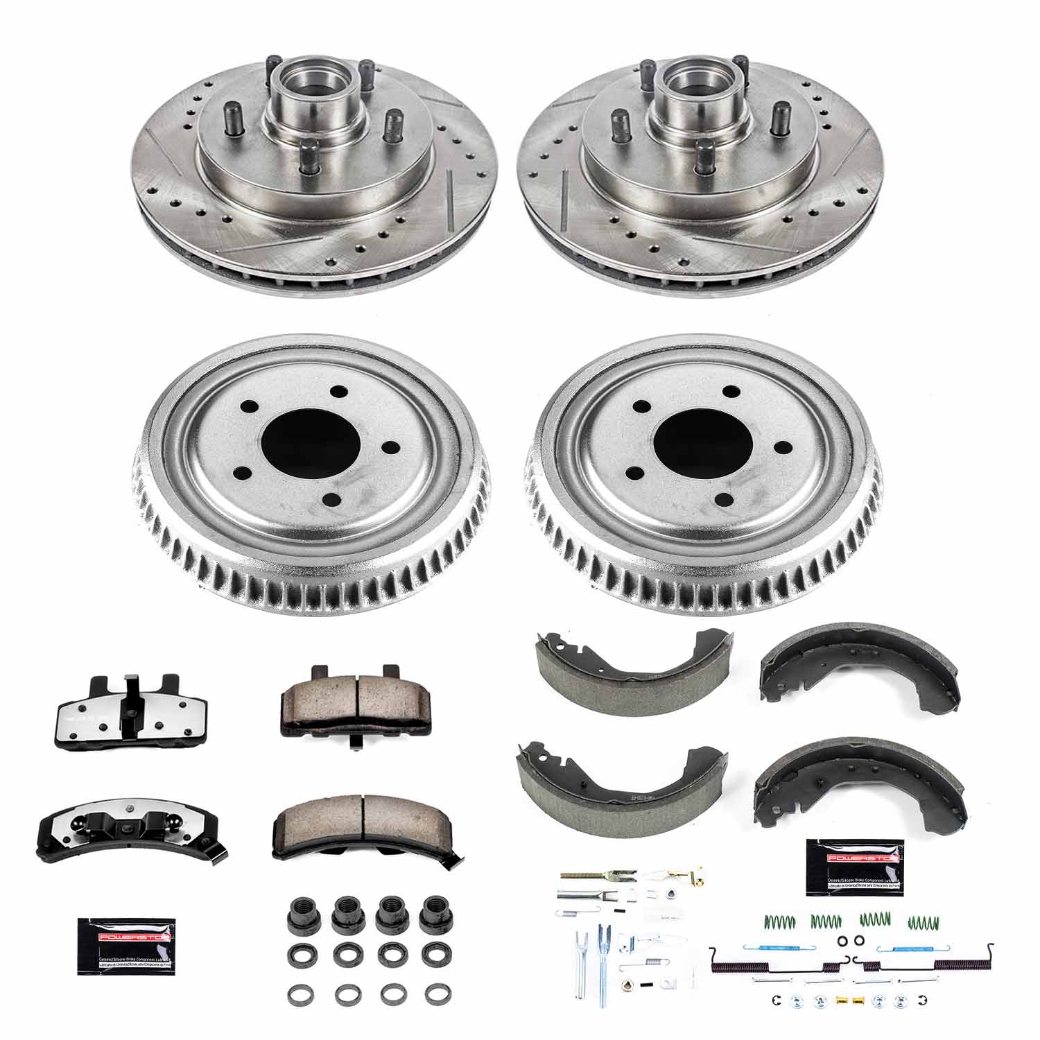 Power Stop K15138DK-36 Z36 Severe-Duty Truck And Tow 1-Click Front And Rear Brake Kit for 1995-1999 Chevrolet C1500 product image