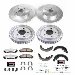 Power Stop K15150DK-36 Z36 Severe-Duty Truck And Tow 1-Click Front And Rear Brake Kit for 2003-2009 Ford Ranger 4 Wheel Drive product image