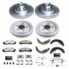 Power Stop K15152DK-36 Z36 Severe-Duty Truck And Tow 1-Click Front And Rear Pad And Rotor Kit for 1998-2002 Ford Ranger Rear Wheel Drive product image