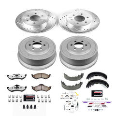Power Stop K15164DK-36 Z36 Severe-Duty Truck And Tow 1-Click Front And Rear Brake Kit for 2000-2002 Dodge Dakota product image