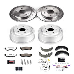 Power Stop K15166DK-36 Z36 Severe-Duty Truck And Tow 1-Click Front And Rear Pad And Rotor Kit for 2000-2001 Dodge Ram 1500 4 Wheel Drive product image