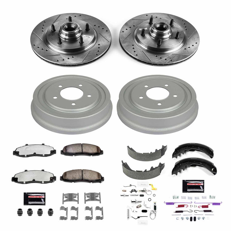 Power Stop K15174DK-36 Z36 Severe-Duty Truck And Tow 1-Click Front And Rear Pad And Rotor Kit for 1997-1998 Ford F-150 Rear Wheel Drive 4-WHEEL ABS product image