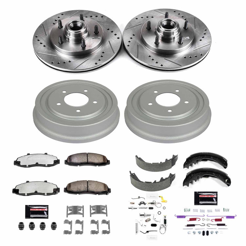 Power Stop K15175DK-36 Z36 Severe-Duty Truck And Tow 1-Click Front And Rear Pad And Rotor Kit for 1997-1998 Ford F-150 Rear Wheel Drive product image