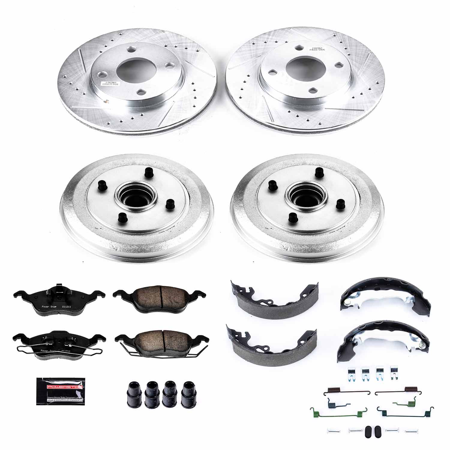 Power Stop K15191DK - Z23 Evolution Sport Front And Rear Brake Kit