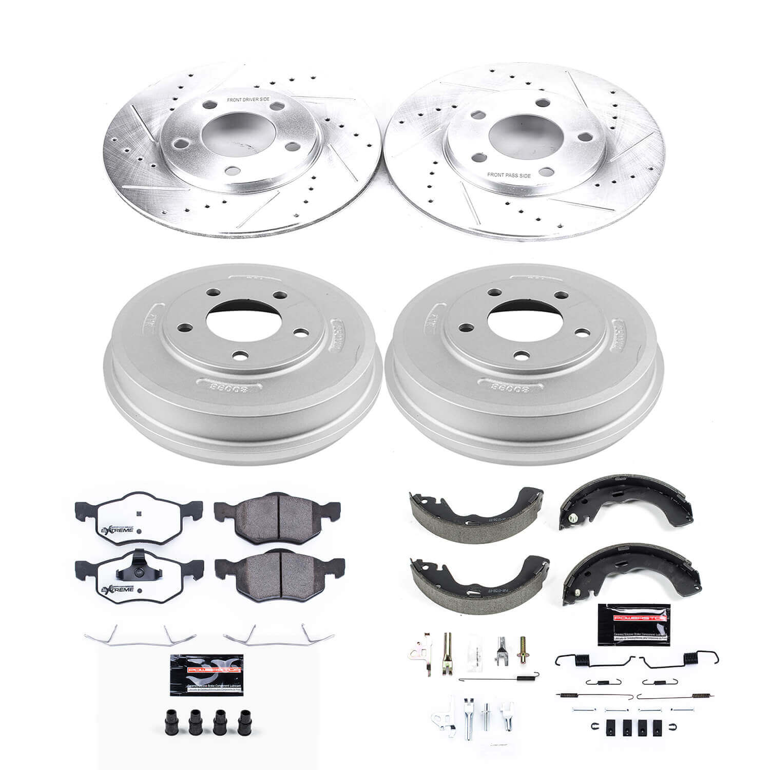 Power Stop K15209DK-36 Z36 Severe-Duty Truck And Tow 1-Click Front And Rear Brake Kit for 2001-2004 Ford Escape product image