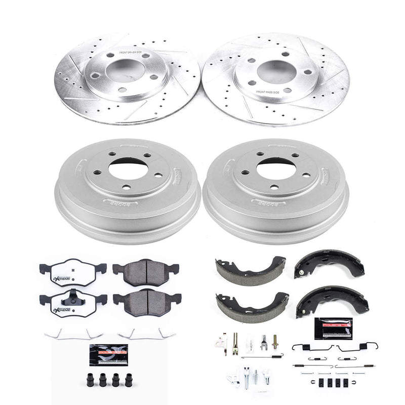 Power Stop K15209DK-36 Z36 Severe-Duty Truck And Tow 1-Click Front And Rear Brake Kit for 2001-2004 Ford Escape product image