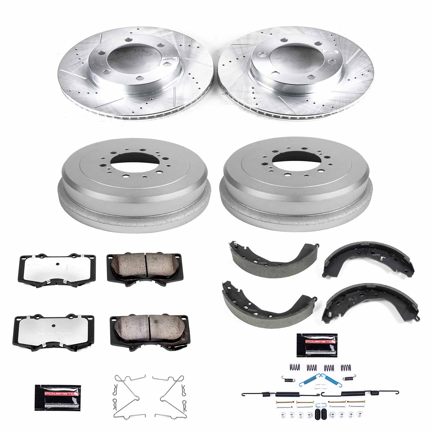 Power Stop K15214DK-36 Z36 Severe-Duty Truck And Tow 1-Click Front And Rear Brake Kit for 2003-2006 Toyota Tundra product image