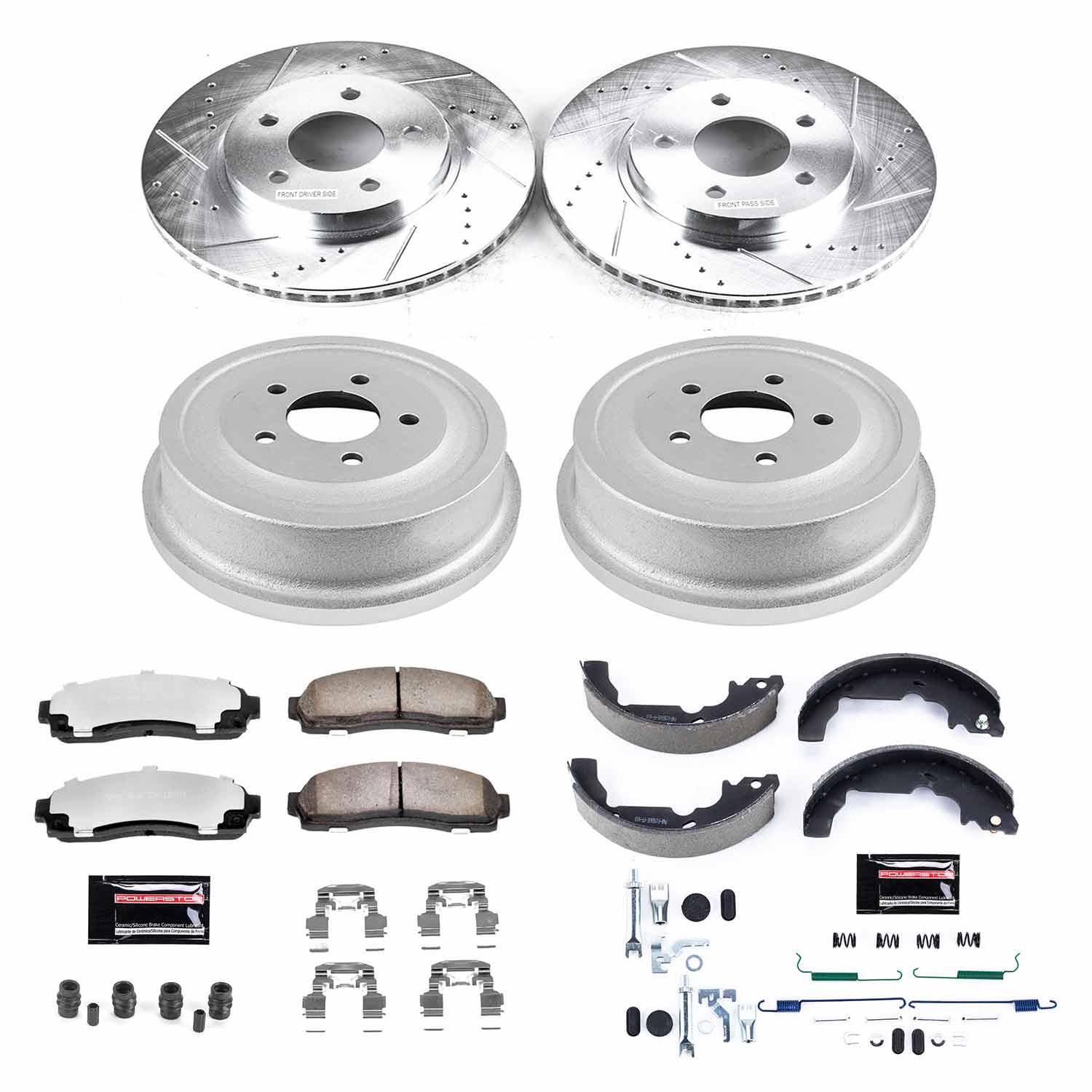 Power Stop K15219DK-36 Z36 Severe-Duty Truck And Tow 1-Click Front And Rear Brake Kit for 2002-2007 Saturn Vue product image