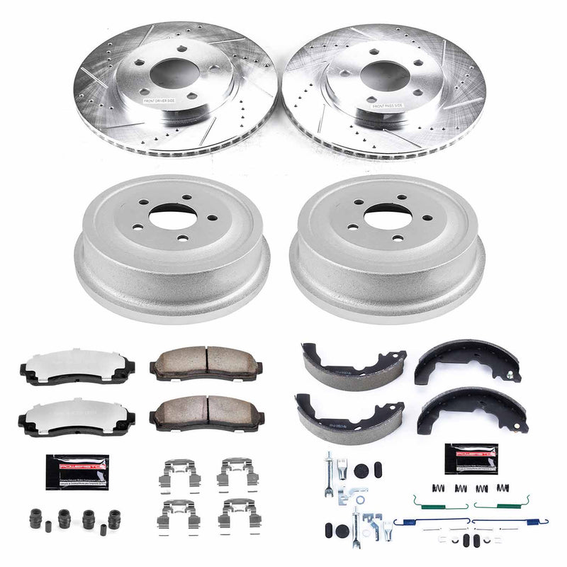 Power Stop K15219DK-36 Z36 Severe-Duty Truck And Tow 1-Click Front And Rear Brake Kit for 2002-2007 Saturn Vue product image